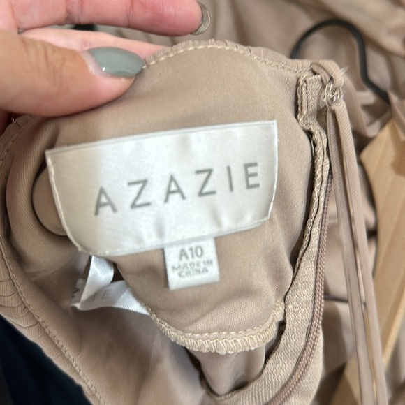 AZAZIE Kahlan/Aline Bridesmaid Dress Taupe NWT - Picture 11 of 11